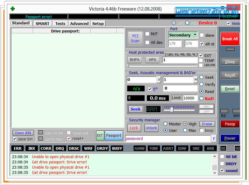 Victoria – скачать бесплатно программу для жестких дисков Victoria