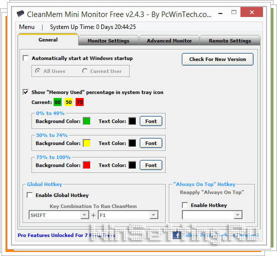 Скачать бесплатно CleanMem – программа очищающая оперативную память